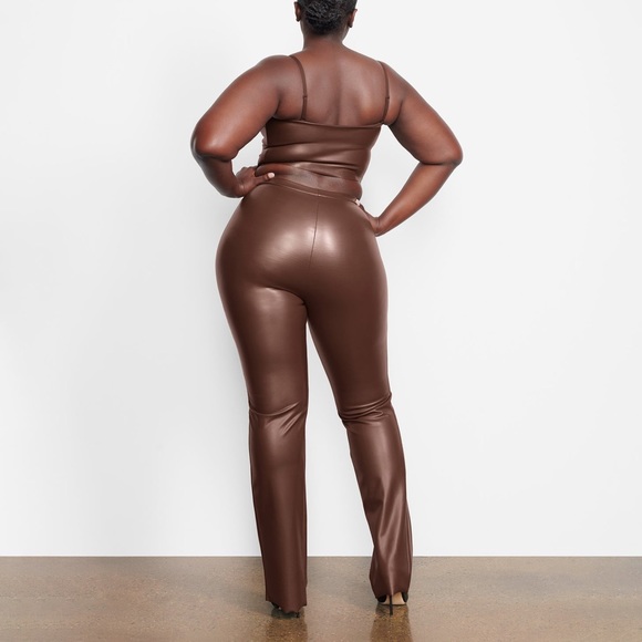 FAUX LEATHER TUBE TOP - Picture 4 of 8